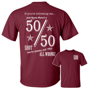 50/50 Shot w/ Pocket Logo Unisex T-Shirt