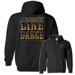 Addicted to Line Dance Logo Zip Up Hoodie