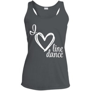 I Heart Line Dance Racerback Tank