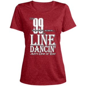 I Got 99 Problems Ladies Heather Scoop Neck Tee