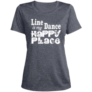 Line Dance is my Happy Place scoop neck t-shirt
