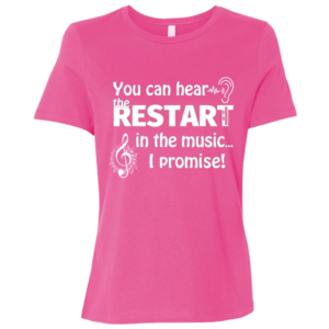 Berry Pink Restart t-shirt