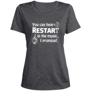 Restart Heather Scoop Neck Tee