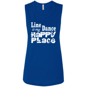 Happy Place Ladies' Flowy Muscle Tank