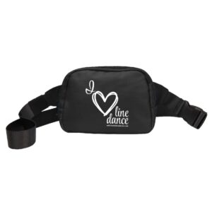 I Heart Line Dance HIT XL Anywhere Belt Bag