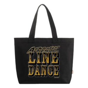 Addicted to Line Dance Logo Zip Tote