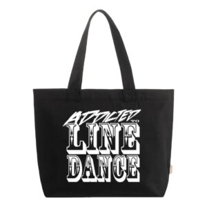 Addicted to Line Dance Zip Tote
